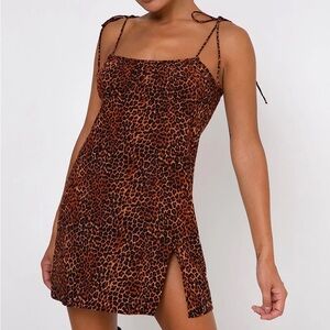Motel rocks leopard/cheetah print dress